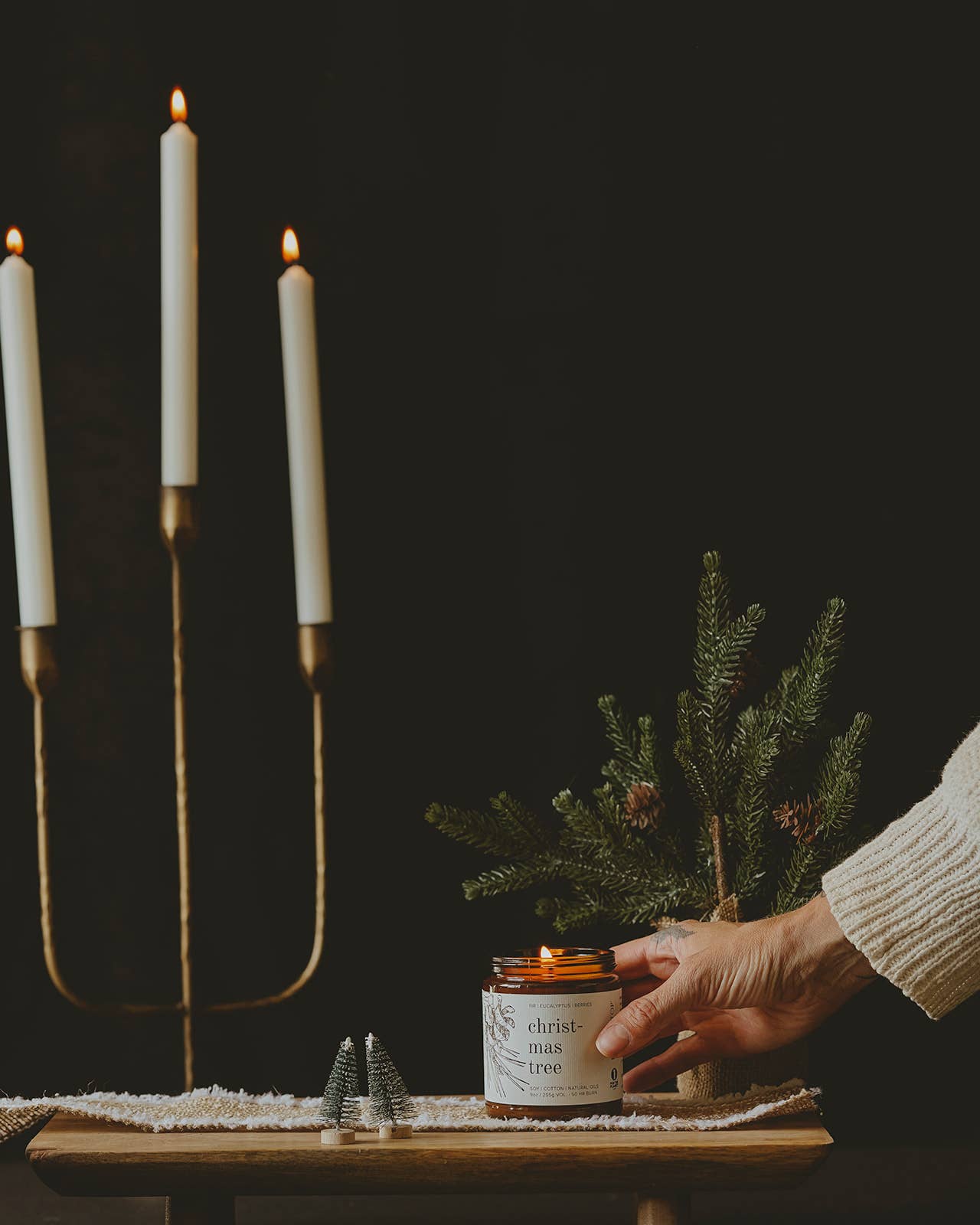 Broken Top Brands - Wholesale Jar/Filled Candle - Christmas Tree 9oz Soy Candle4