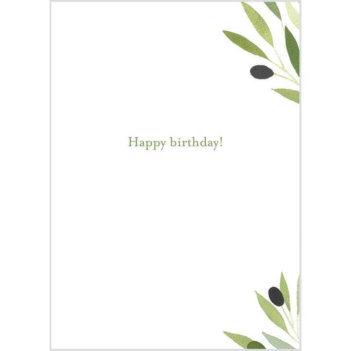 Fomato - Wholesale Birthday Card - Olive Oil Birthday Card2