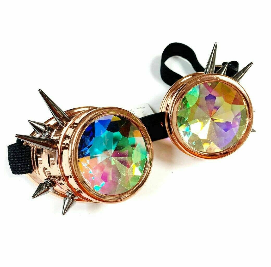 Stylex Party - Vendita all'ingrosso Occhiali da vista - Unisex - Occhiali retrò vintage steampunk neri con punte in stile gotico11