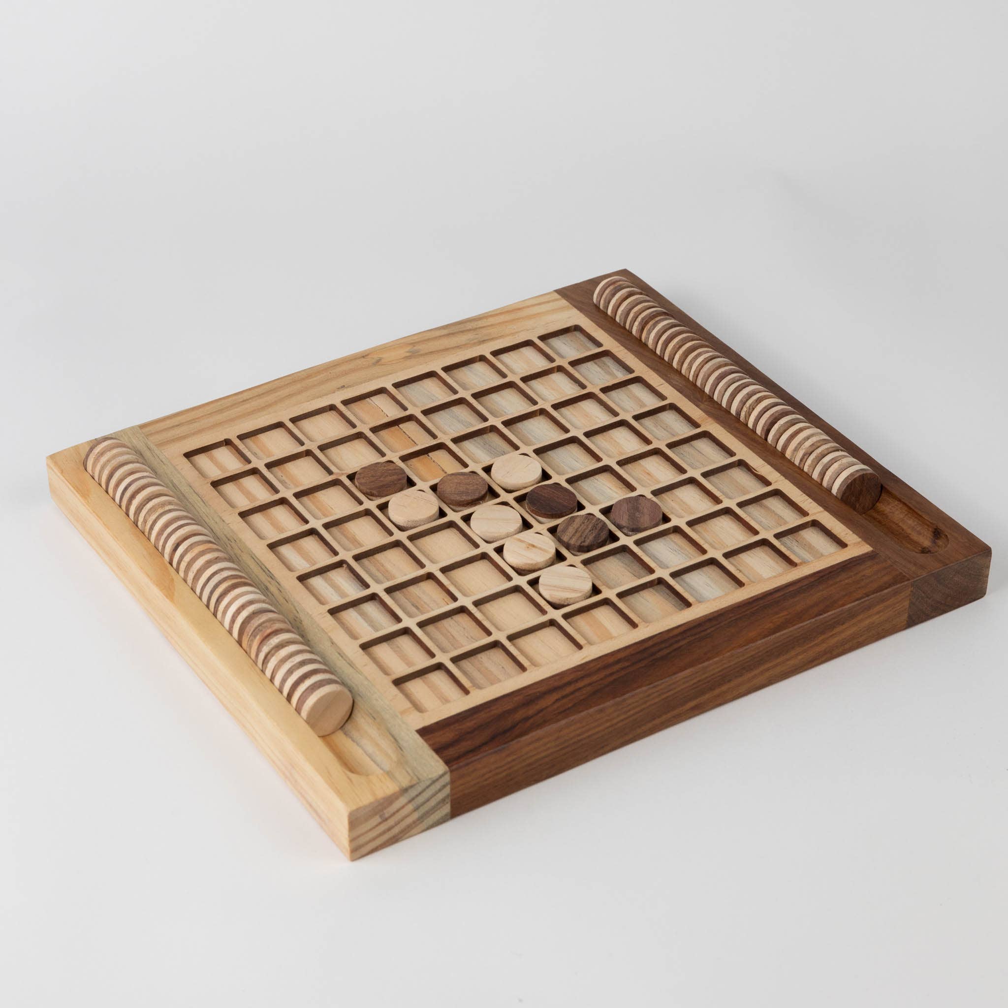 Ten Thousand Villages - Wholesale Board Game - Handcarved Wood Reversi Game *3