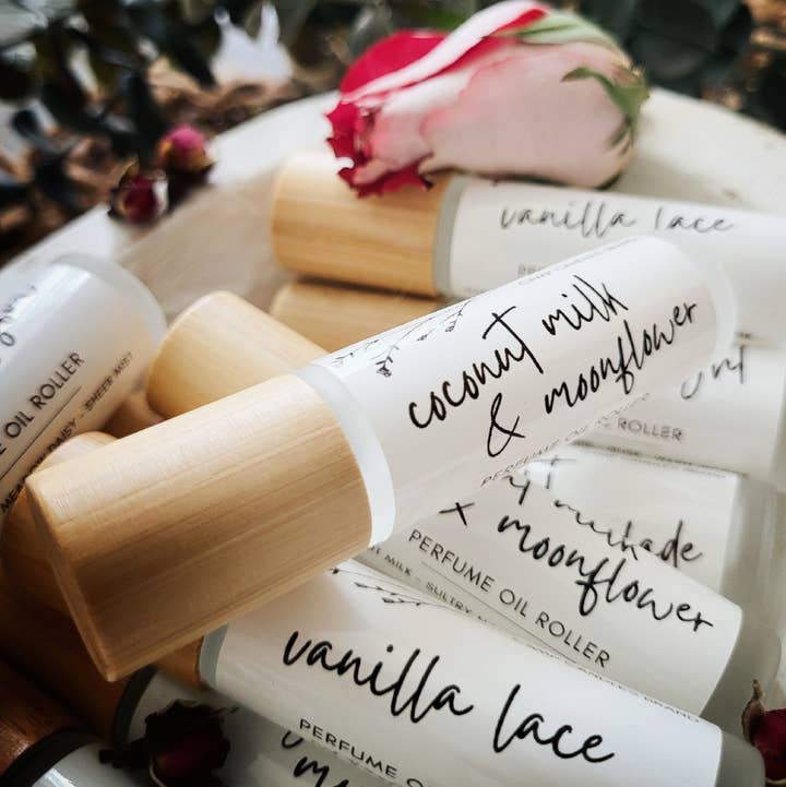 Camp Candles - Wholesale Roll-On Fragrance - Coconut Milk & Moonflower Perfume Roller4
