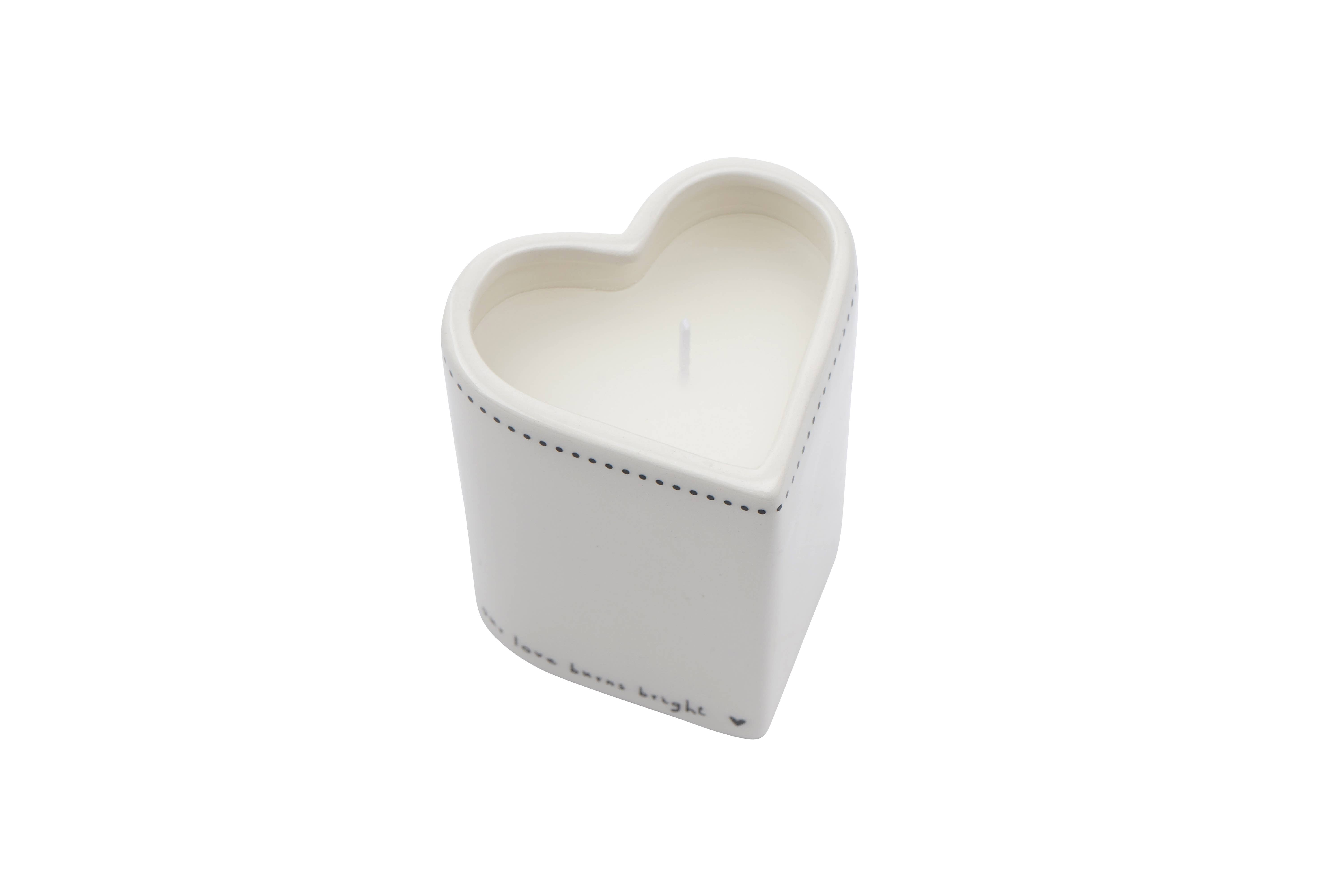CGB Giftware - Wholesale Pot/gevulde kaars - Send With Love Vanillegeur Hartvormige Kaars in Cadeaudoos2