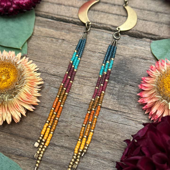 Dancing Willow - Wholesale Dangle Earrings - Harvest Honey Earrings2