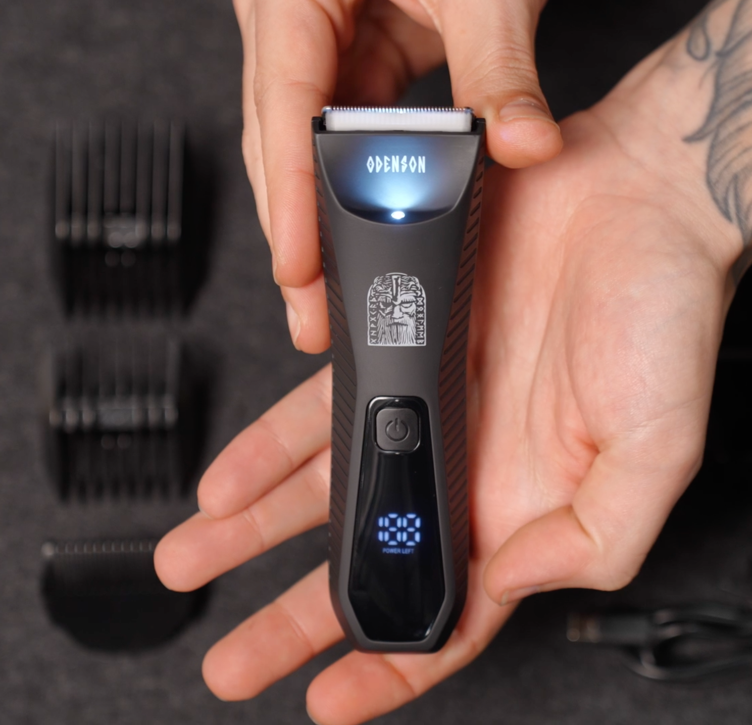 Odenson - Wholesale Electric Shaver - Men's - Odenson Stone Shaver - Beard and Body Shaver4