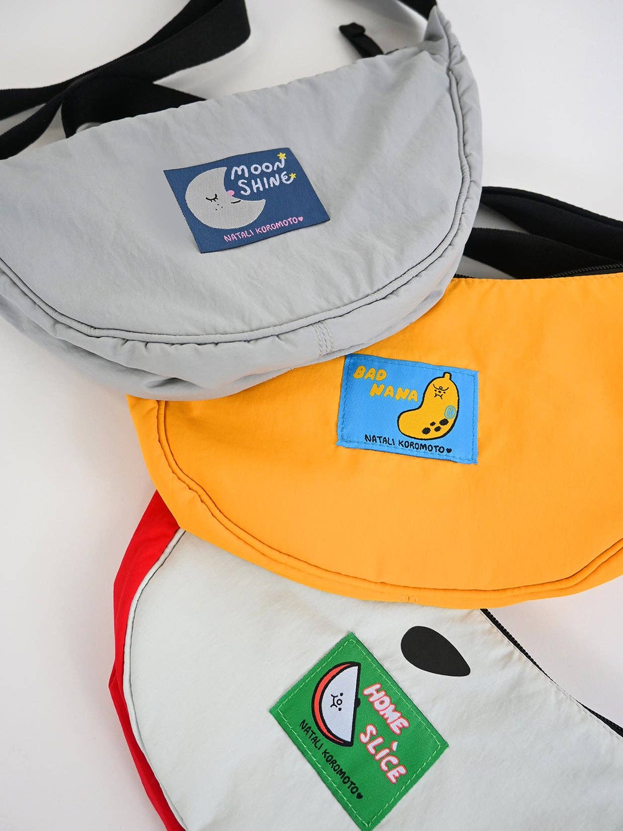 Natali Koromoto - Wholesale Crossbody Bag - Unisex - "Bad-nana" Crescent Bag9