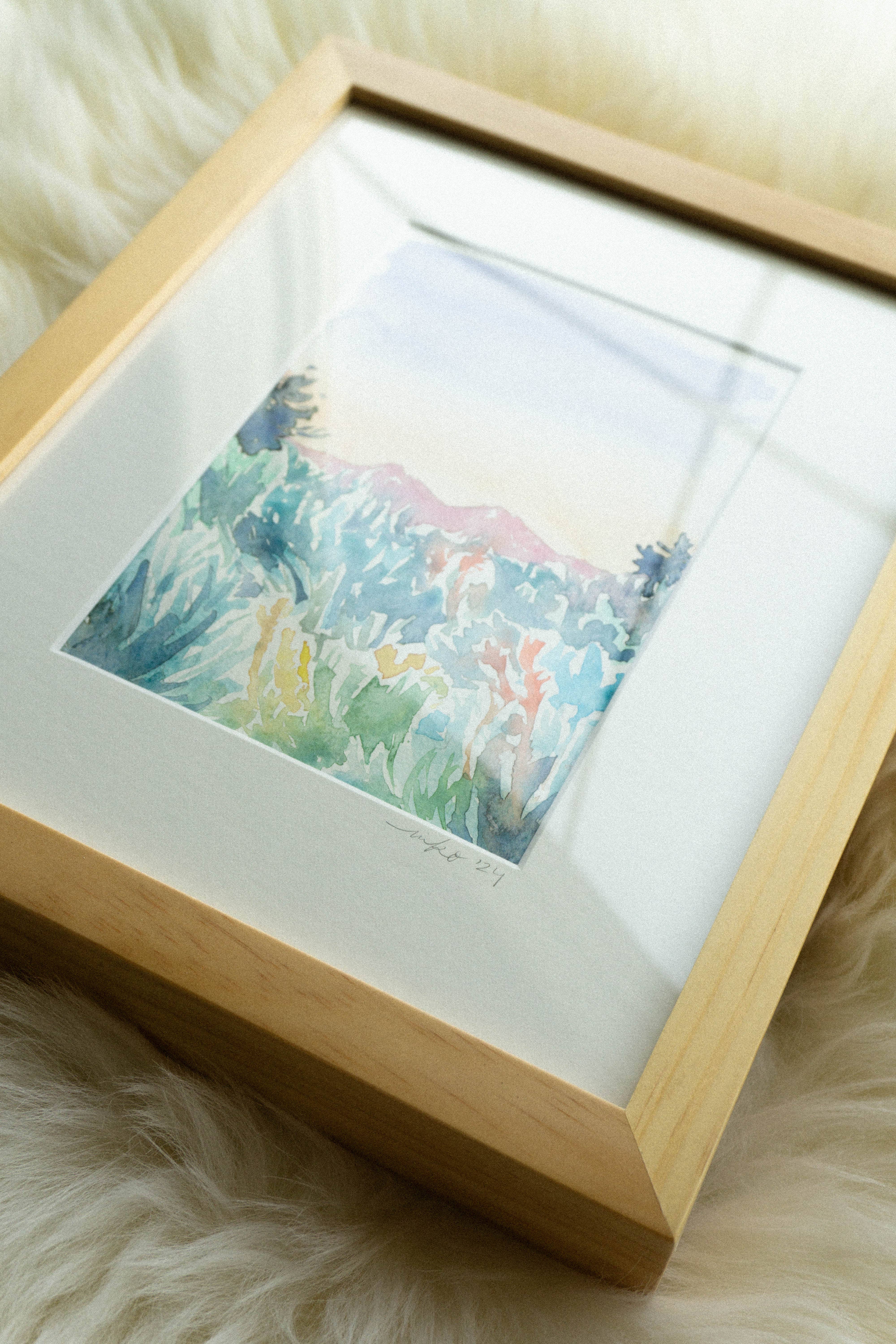 Mel K. Olrich Art - Wholesale Art Print - Southwest Colorado landscape with wildflowers and sagebrush1