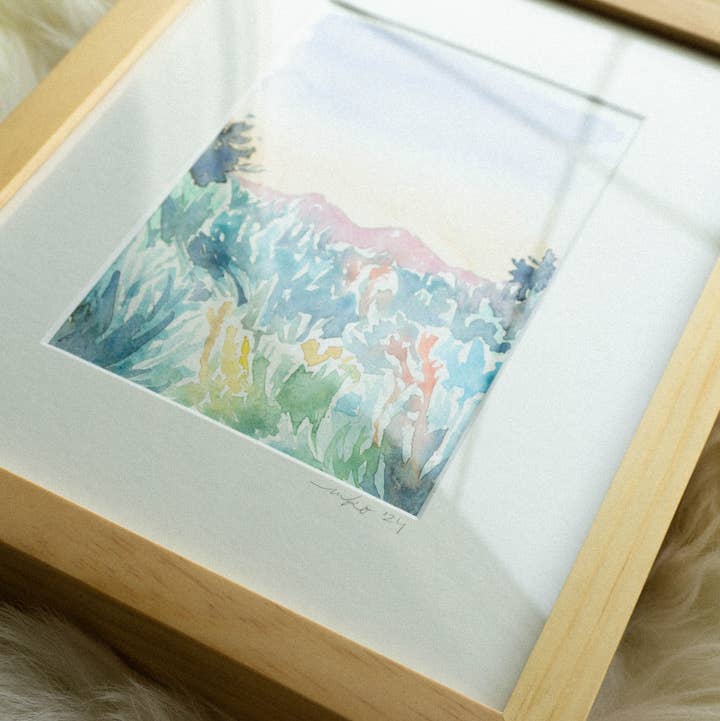 Mel K. Olrich Art - Wholesale Art Print - Southwest Colorado landscape with wildflowers and sagebrush1