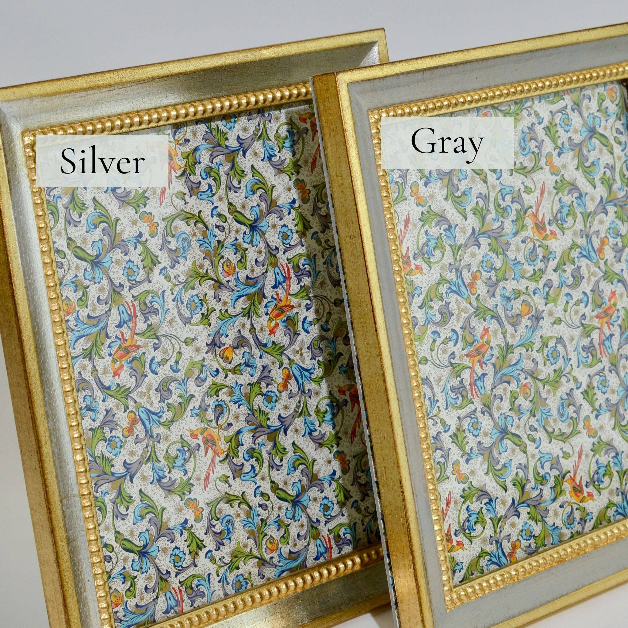 Via Graceffo - Wholesale Picture Frame - Italian Florentine Carved Wood Beaded Photo Frame, 4x6, 5x7, 8x104