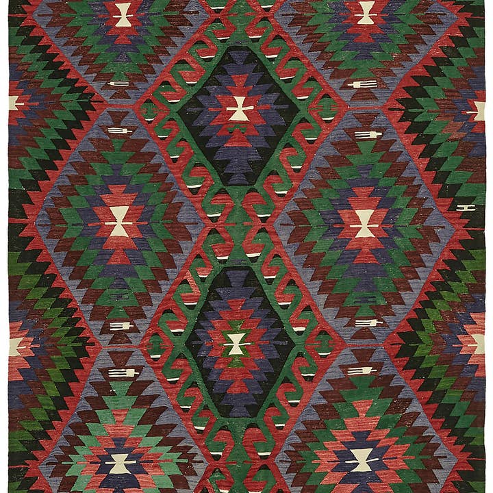 RUG N CARPET - Wholesale Area Rug - 6x12 Multicolor Oriental Kilim Rug - 45963