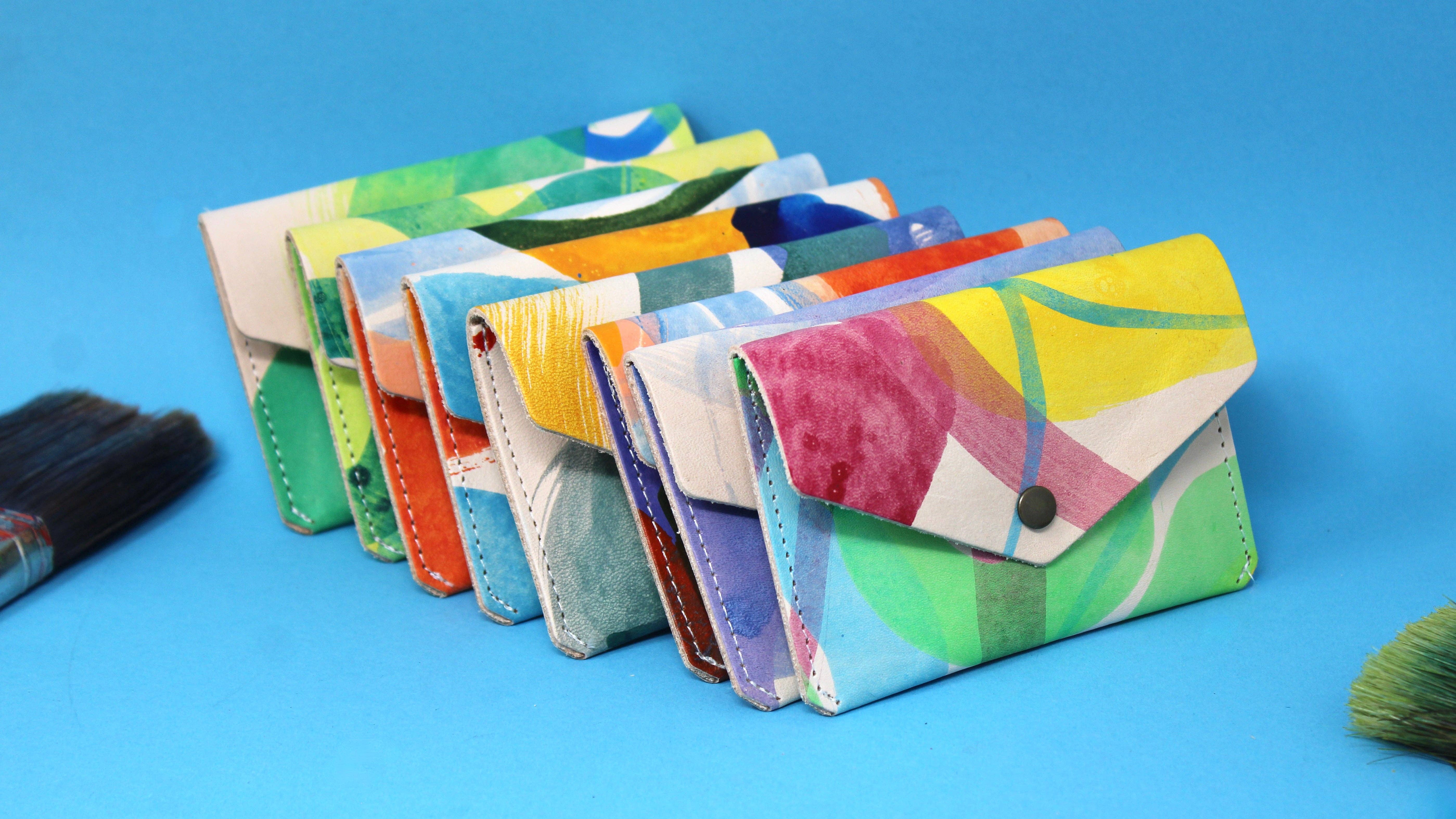 Ark Colour Design - Wholesale Coin Purse - Unisex - Hand painted Popper Purse1