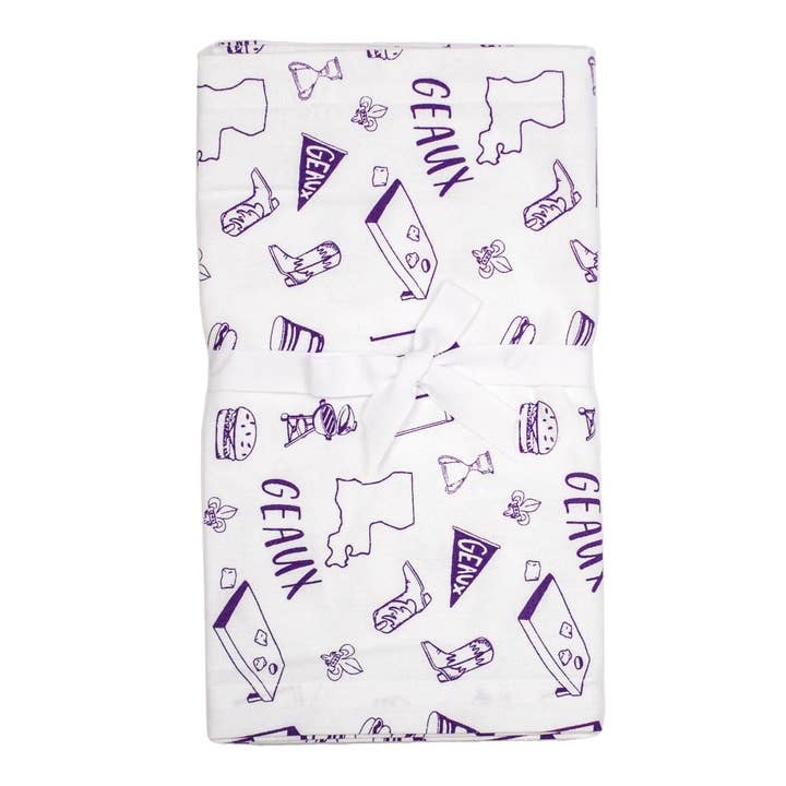 Tailgate Runner White/Purple 13x60 for wholesale by The Royal Standard