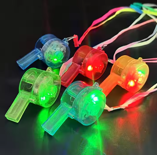 Toyarina - Wholesale Light-Up Toy - Kids & Baby - Assorted LED Flashing Whistle - Halloween Party 0
