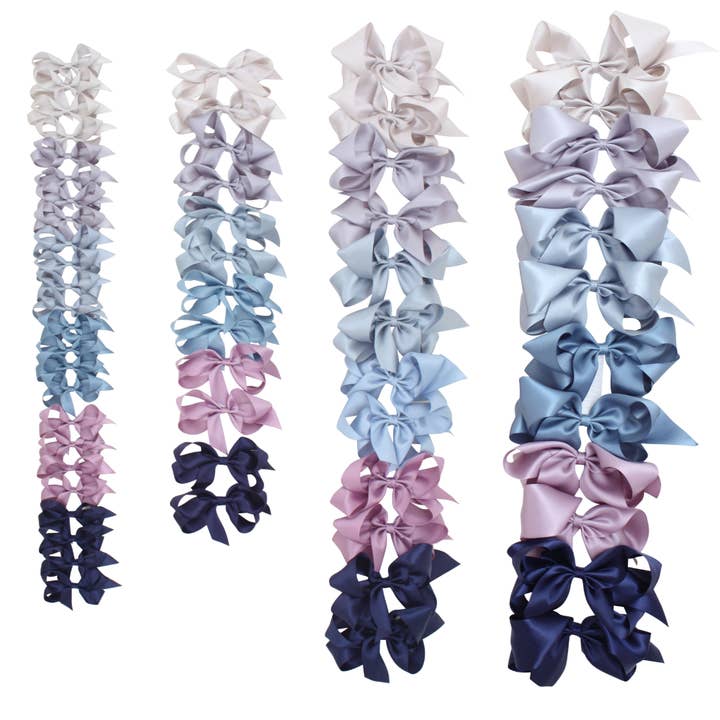 Frozen Icicle Satin - Bow Strip for wholesale by Bows Arts