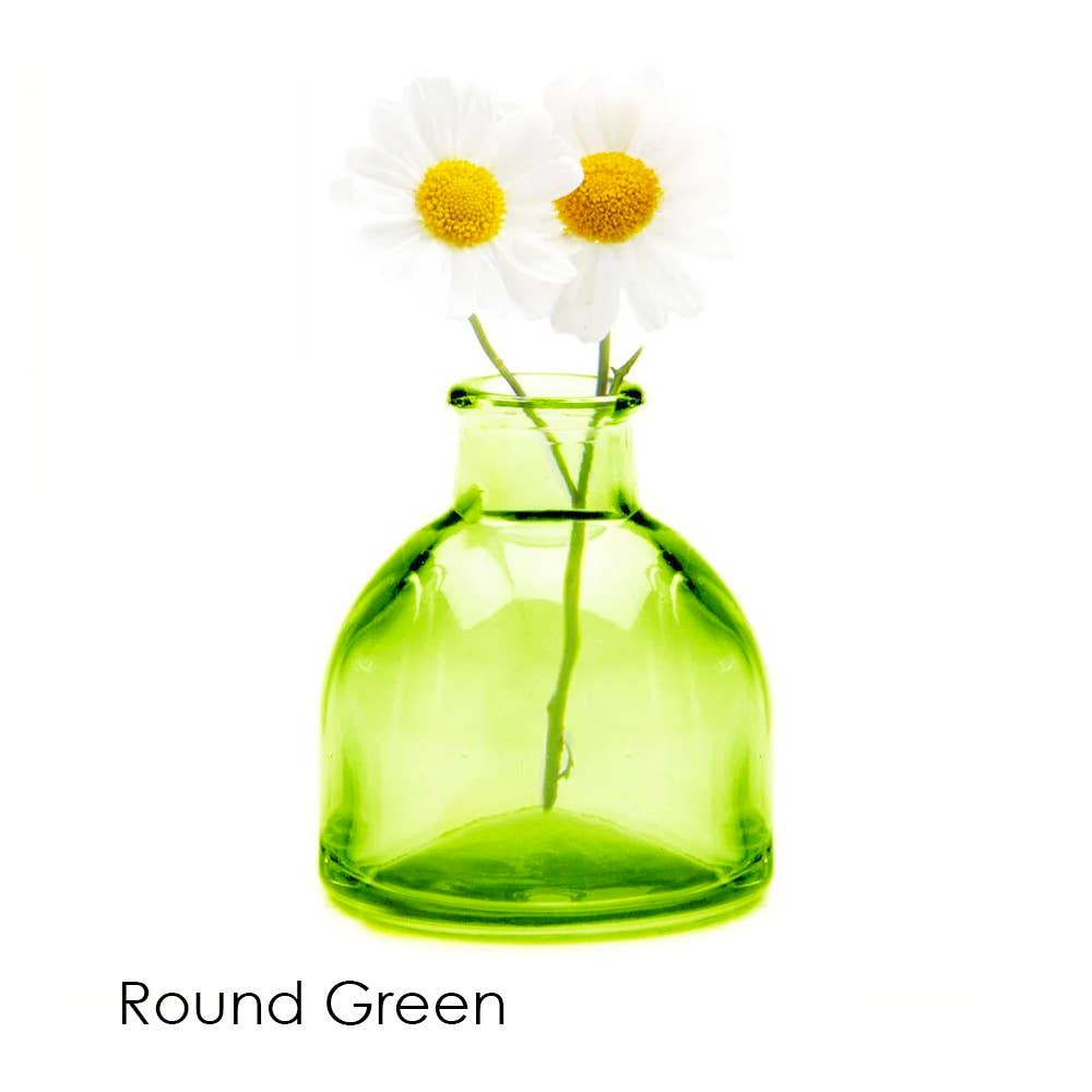 Chive - Wholesale Vase - Loft  Colorful Transparent Bud Vase Set Oval, Round, Square11
