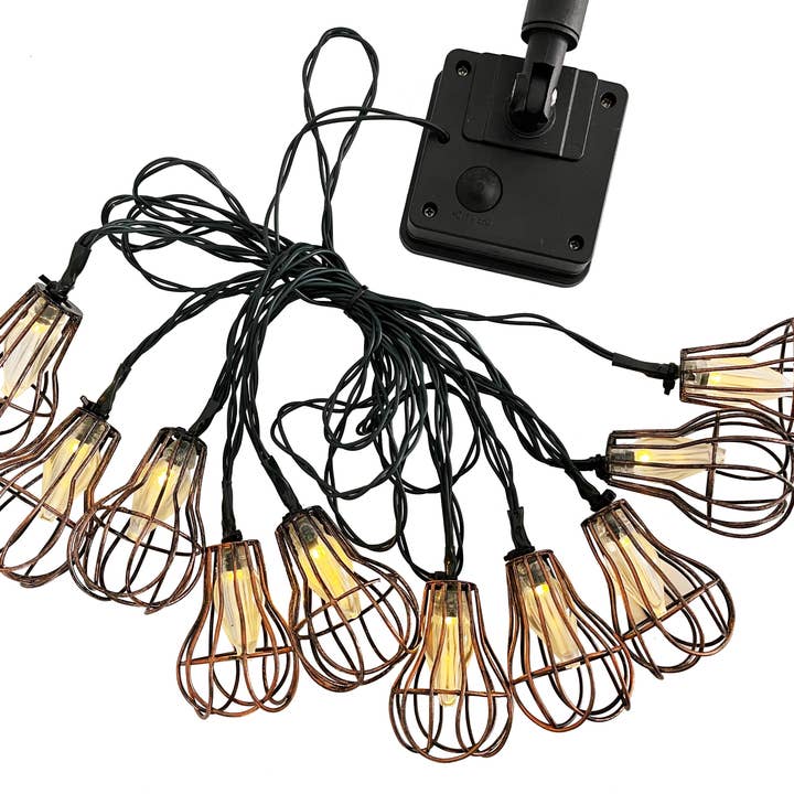 Solar Metal String Lights for wholesale by Forever Gifts Inc.