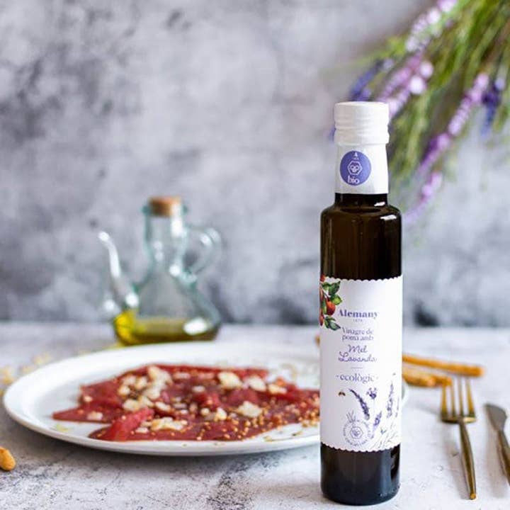 Made in Spain - Wholesale Vinegar - Apple Cider Vinegar with Lavender Honey, Alemany 18792