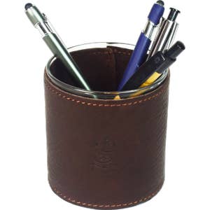 Porta-lápis com estofo em pele por atacado de L'Atelier Des Tanneries