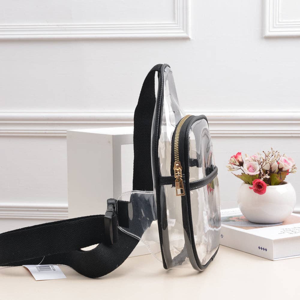 MiMi Wholesale - Wholesale Crossbody Bag - Women's - TG10420 Slim Size Clear Sling Bag22