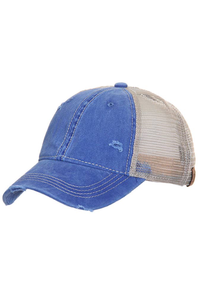 Hana - Wholesale Ponytail Cap - Women's - C.C Brand Mesh Back Ponytail Baseball Cap2