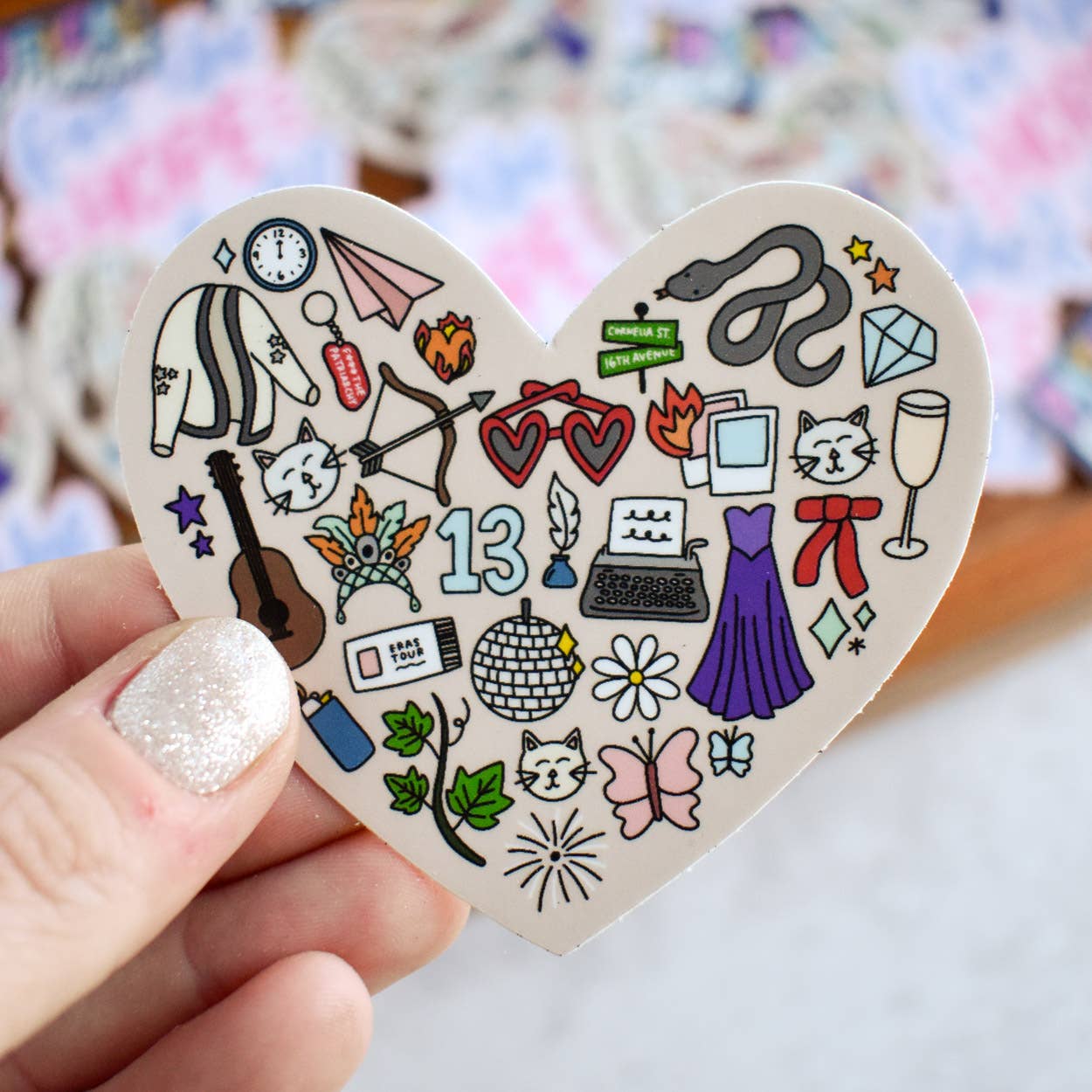 Kyn You Believe It - Wholesale Sticker - Eras Heart Sticker