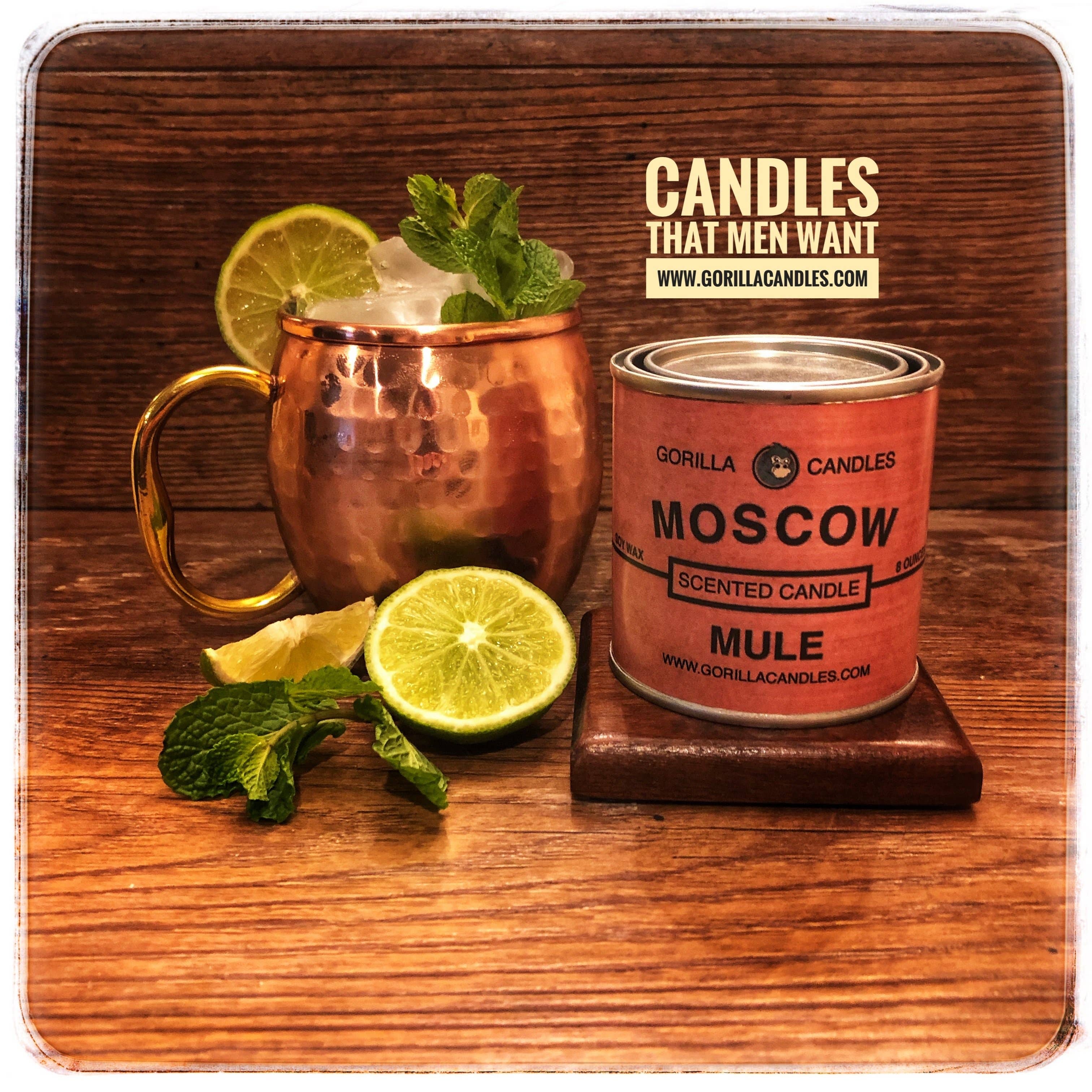 Gorilla Candles - Wholesale Travel Candles - Moscow Mule Scented Candle