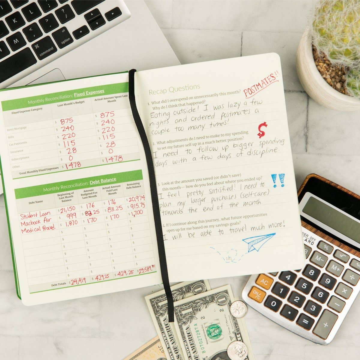 Habit Nest – Großhandel Tagebuch – Die Budgeting Sidekick Journal Series (Bände 1 & 2)10