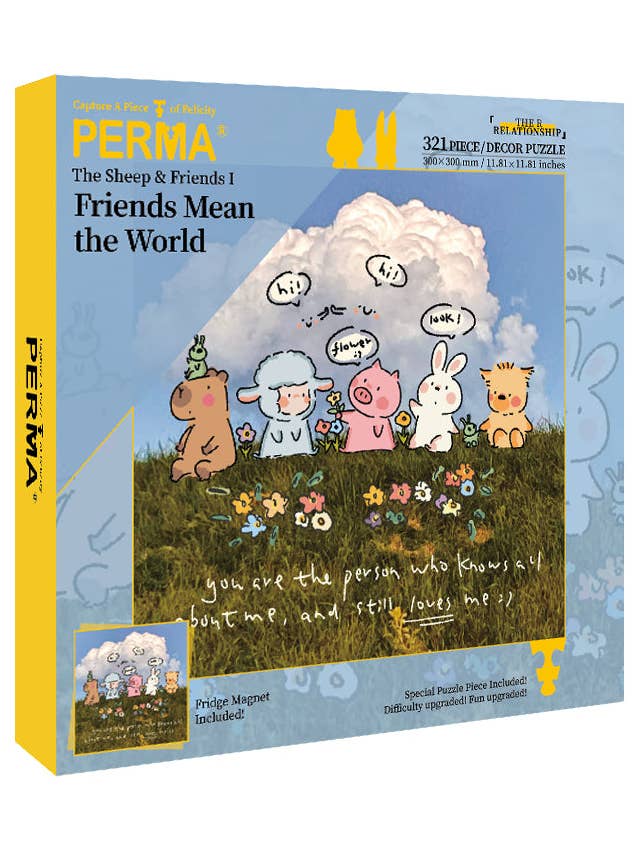 PERMA 321 PCS DESKTOP DECOR PUZZLE Friends Mean the World for wholesale by PERMA PUZZLE