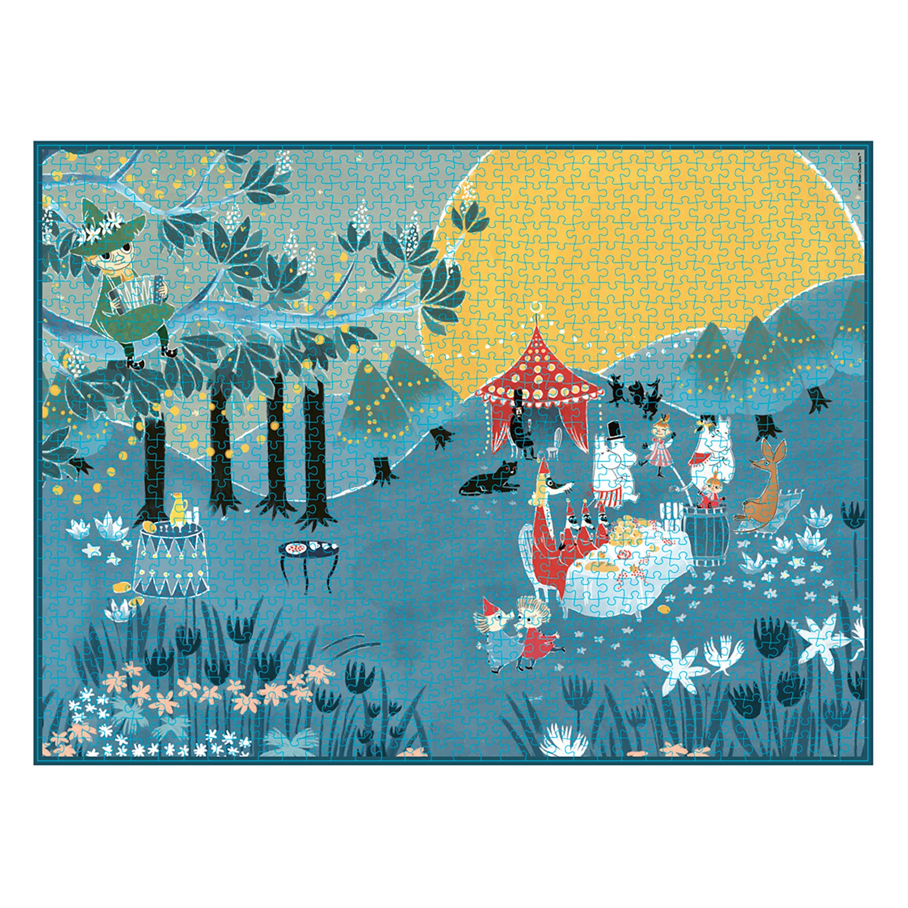 Barbo Toys - Vendita all'ingrosso Puzzle - Bambini - Puzzle d'arte Moomin - 1000 pezzi - Blu2