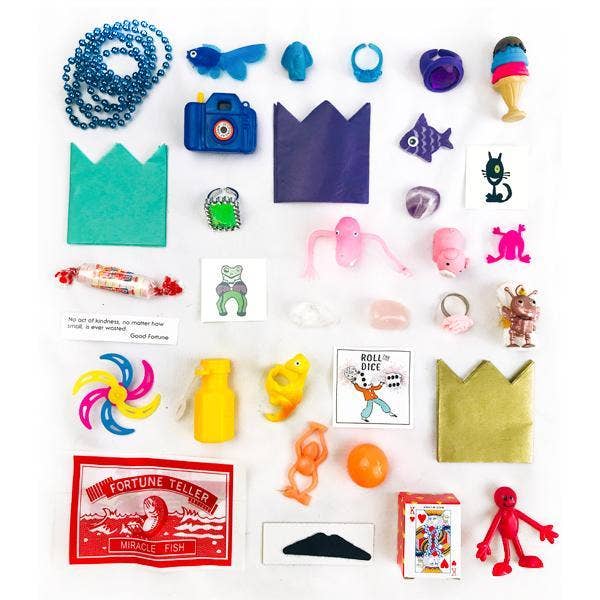 TOPS Malibu - Wholesale Party Favor - Mini Surprise Balls - White Snowballs - Jar of 48