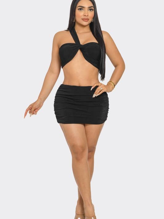 TOP AND MINI SKIRT SET for wholesale by DIOSA
