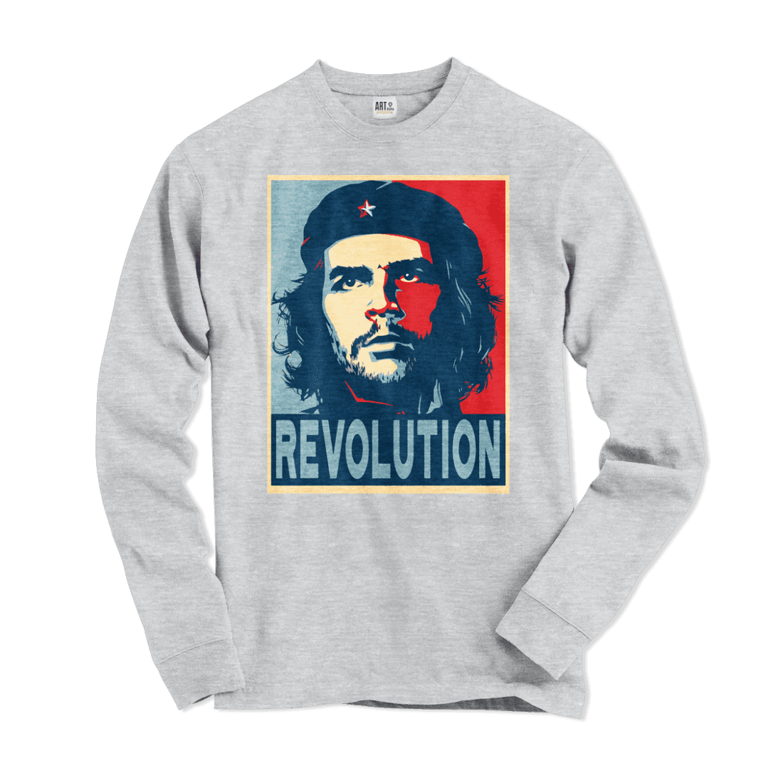 Art-O-Rama Shop – wholesale T-shirts med screentryck – Unisex – Che Guevara Revolution, Hope Style långärmad skjorta3