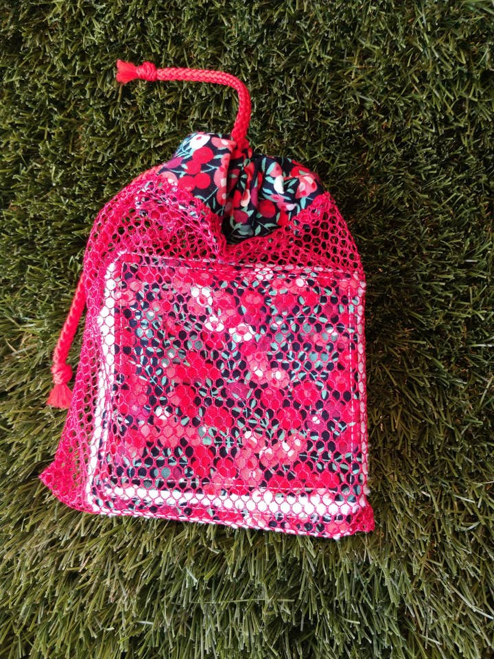 Rød Apple Wash Taske for engroshandel hos Coud deux fils