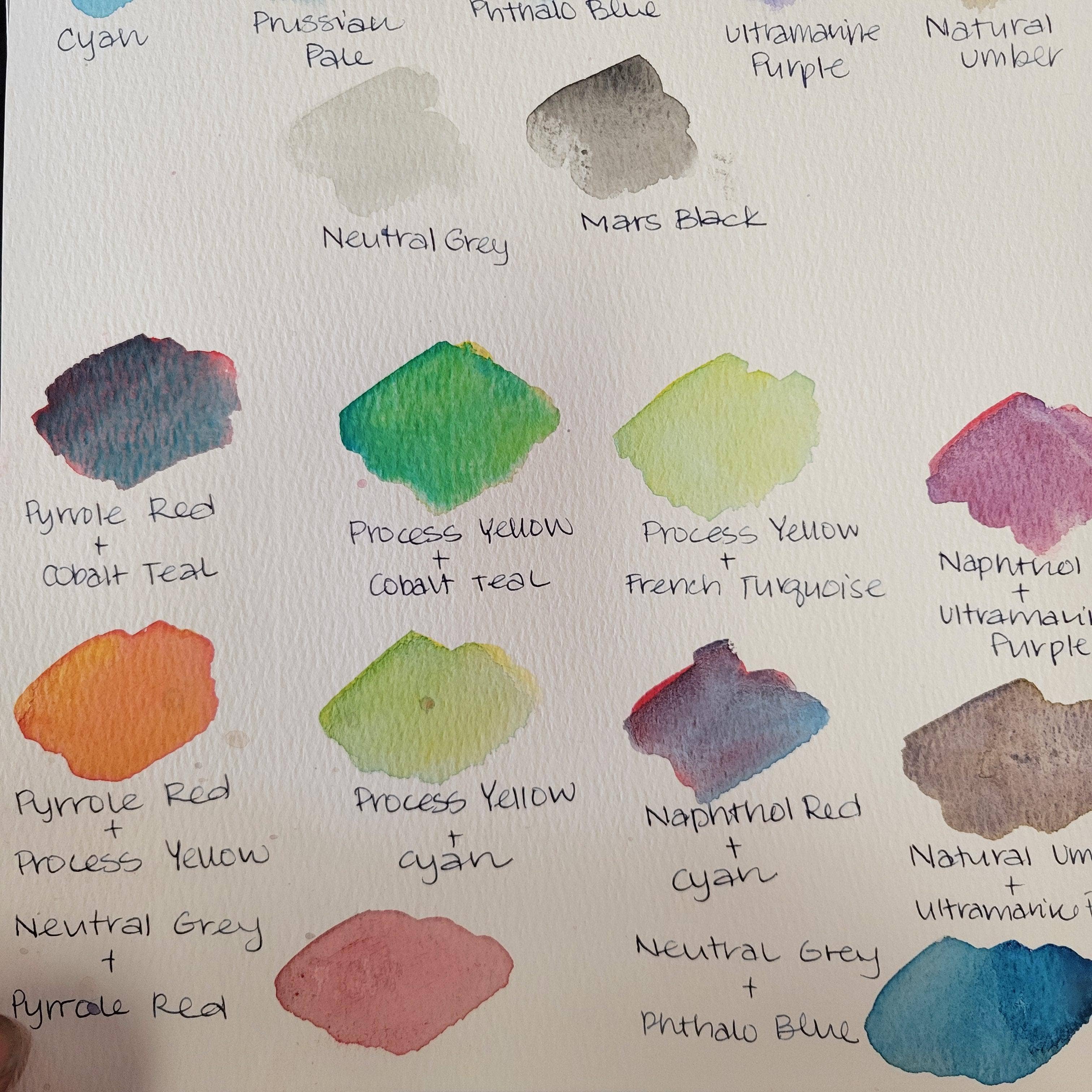 Push/Pull - Wholesale Watercolor Paint - Push/Pull Supplies - Urban Sketcher 12 Pan Watercolor Set3