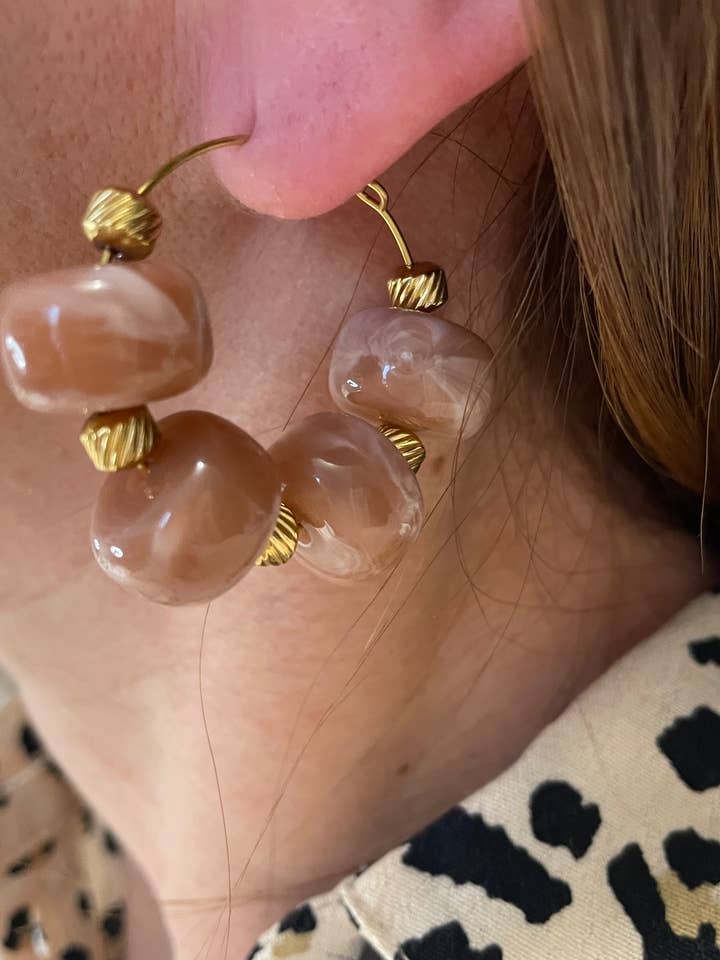 boucles d'oreilles PALOMA pour la vente par Julaè bijoux