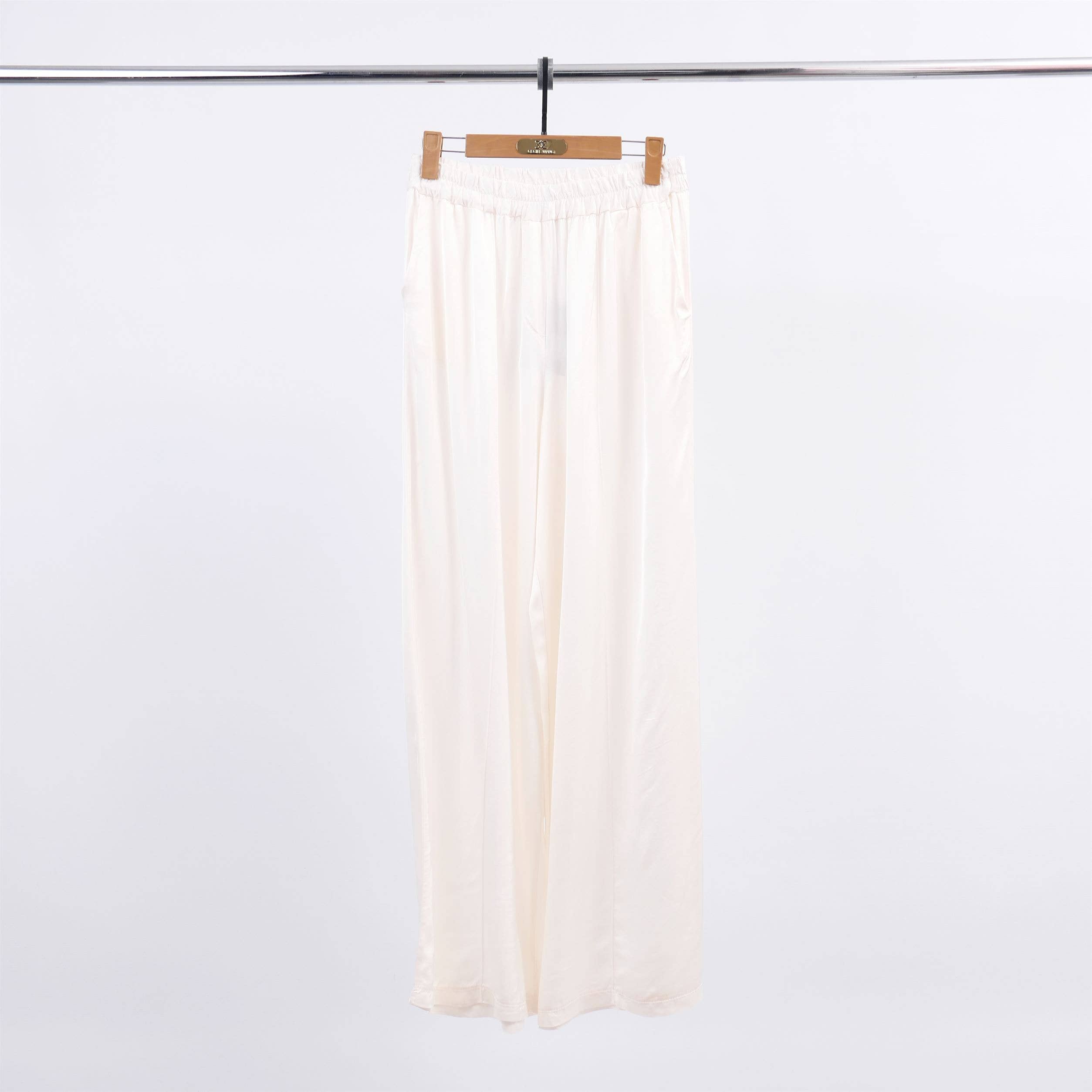 Cecile Wang - Wholesale Pants - Women's - Wide pants in satin viscose KD6706VS13