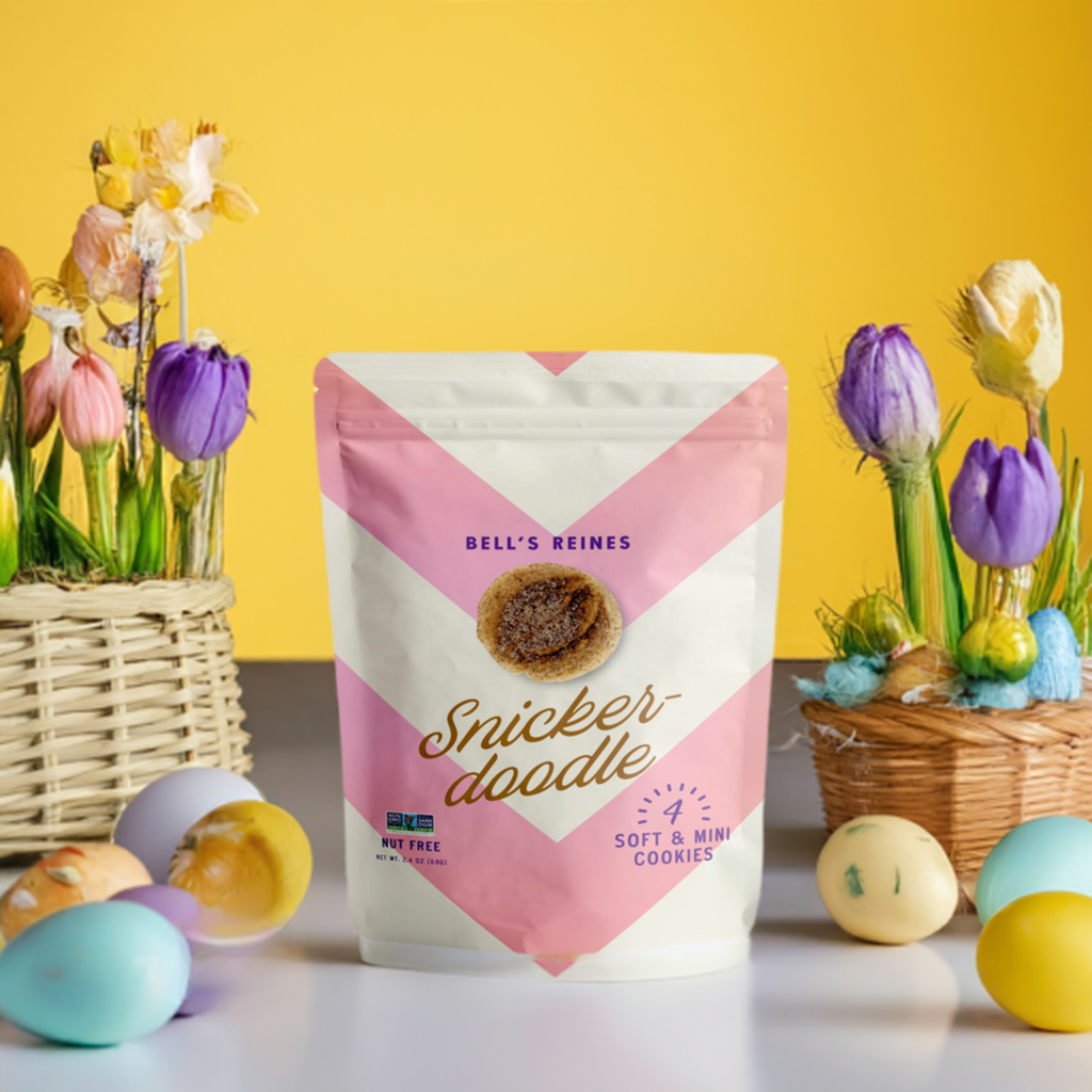 Bell’s Reines Gourmet Miniature Cookies - Wholesale Cookie - Artisanal Snickerdoodle Soft Gourmet Cookies– 4-Count Retail5