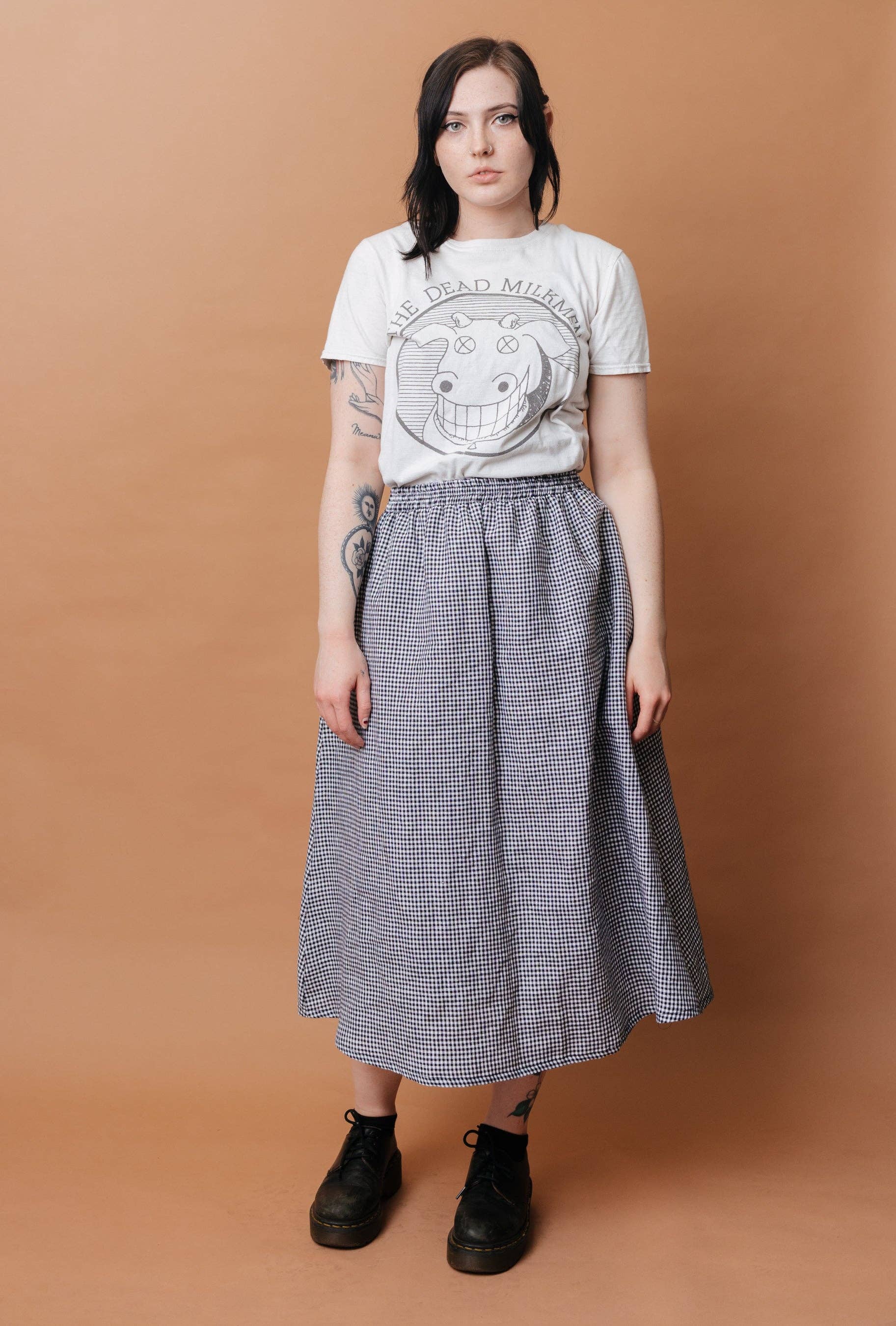 Altar - Wholesale Skirt - Women's - Eva Midi Gingham Skirt13