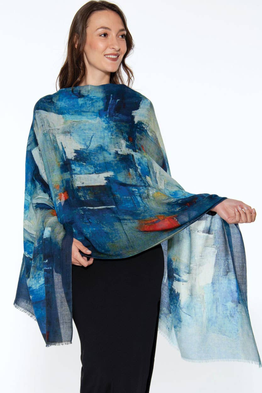 Sevya Handmade - Vente Châle – femme - Châles en laine fine Amiya9