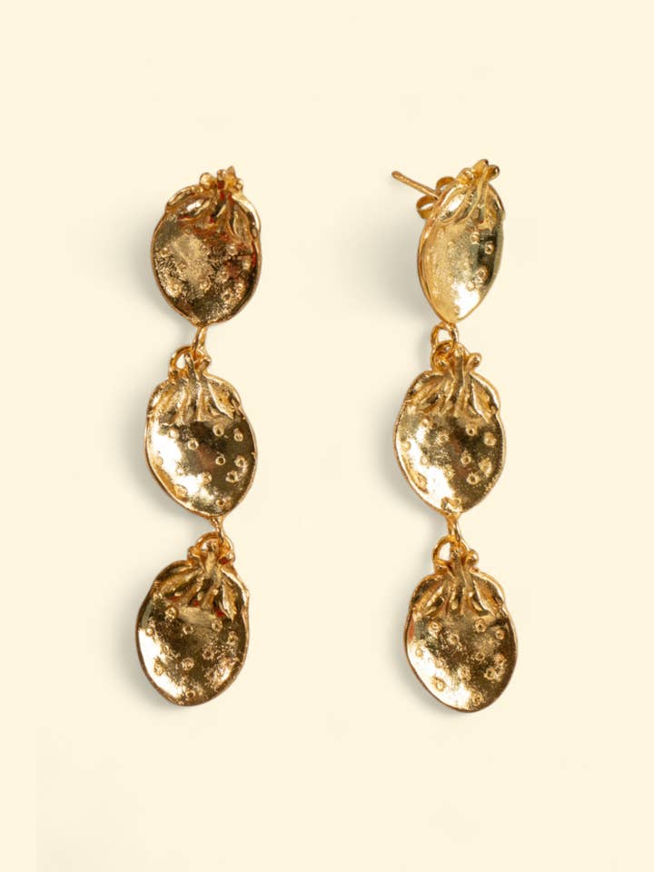 Pendientes Fresa Limonata for wholesale by Persea Jewelry