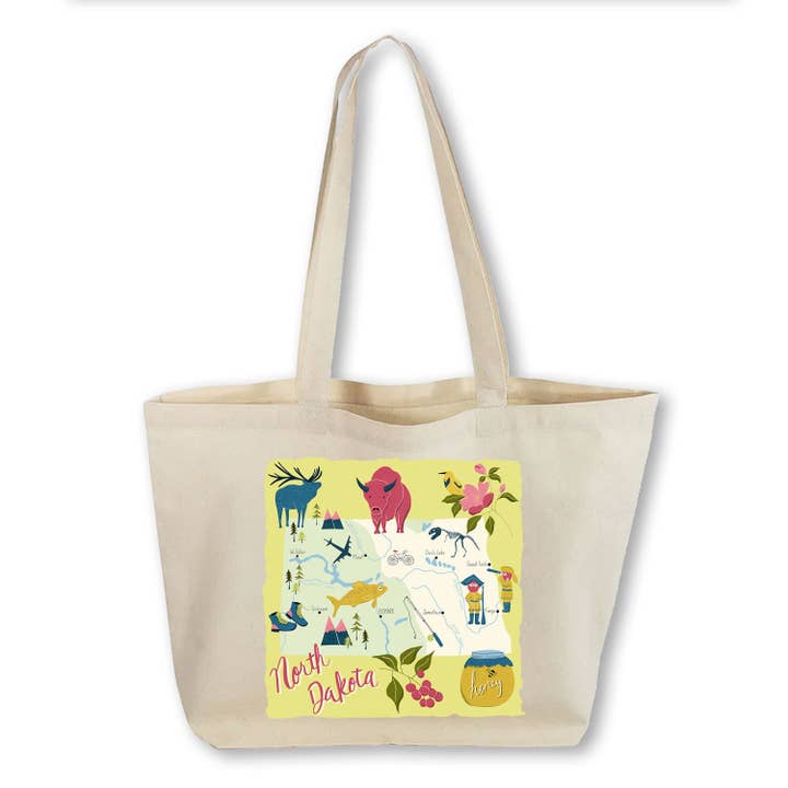 Works of Heart - Wholesale Tote Bag - Unisex - Home State Home: Canvas Totebag31