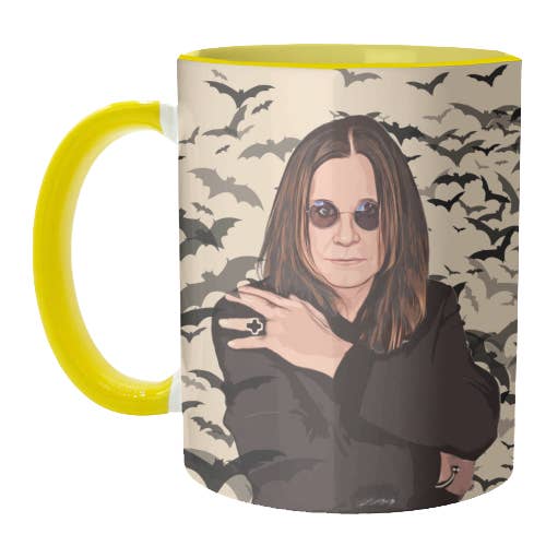 ART WOW – wholesale Coffee mug – Mugs 'Ozzy & Bats' by DOLLY WOLFE4