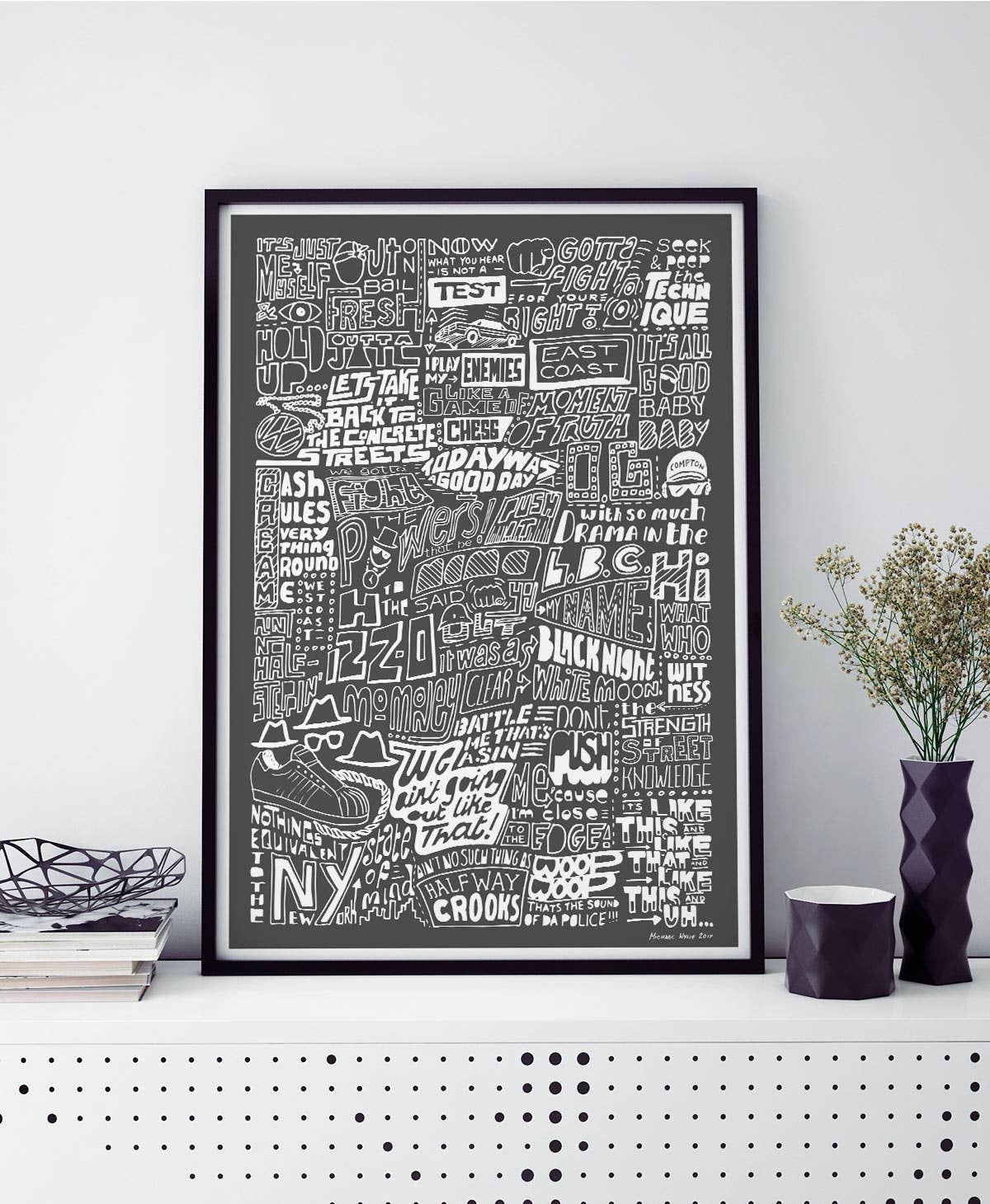 Sketchbook Design - Vendita all'ingrosso Stampa artistica - La storia della stampa musicale rap hip hop5