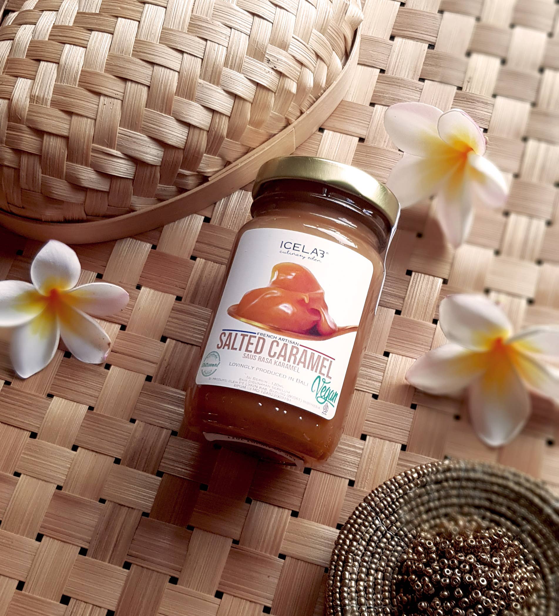 Icelab – Großhandel Marmelade/Gelee – Vegane gesalzene Karamell-Creme – natürliche und cremige Sauce3