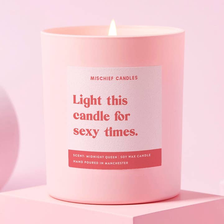 Sjovt kæreste gave lys til sexede tider Funny Candle for engroshandel hos Mischief Candles