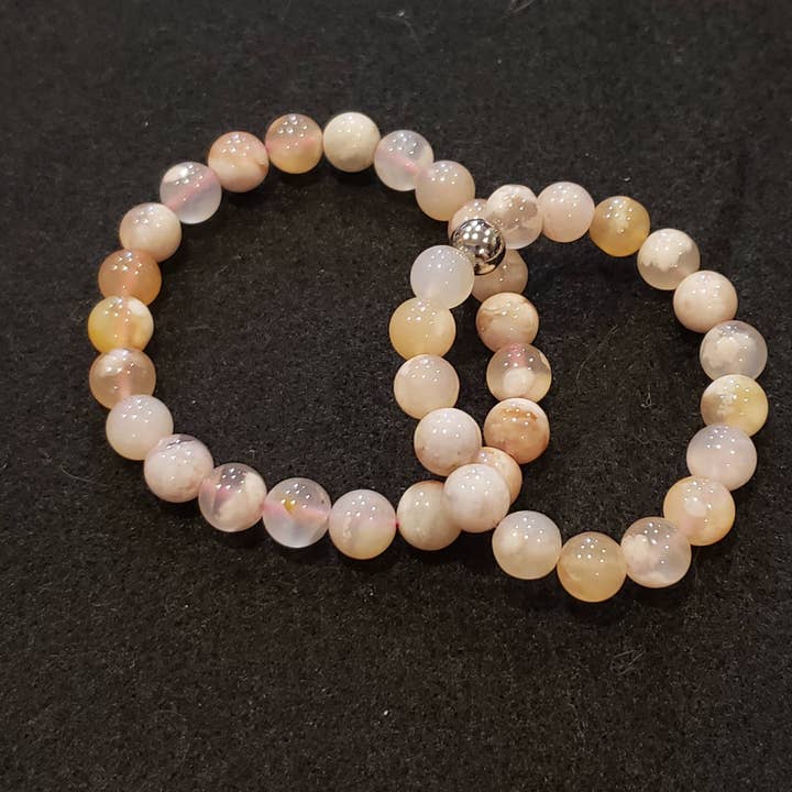 Flower Agate Bracelet Adult/Child or Custom Sizes for wholesale by Heart of The Phoenix