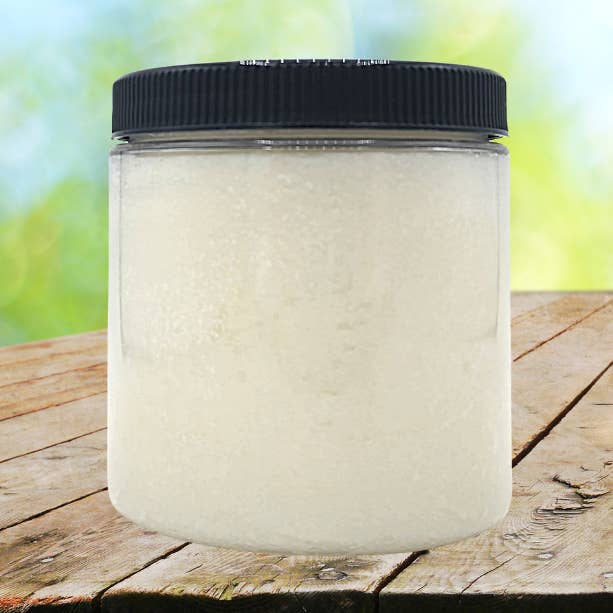 Sugar Body Scrub | Unlabeled | 2 oz Jar | Emulsifying for wholesale by Honeyshuck Acres, LLC