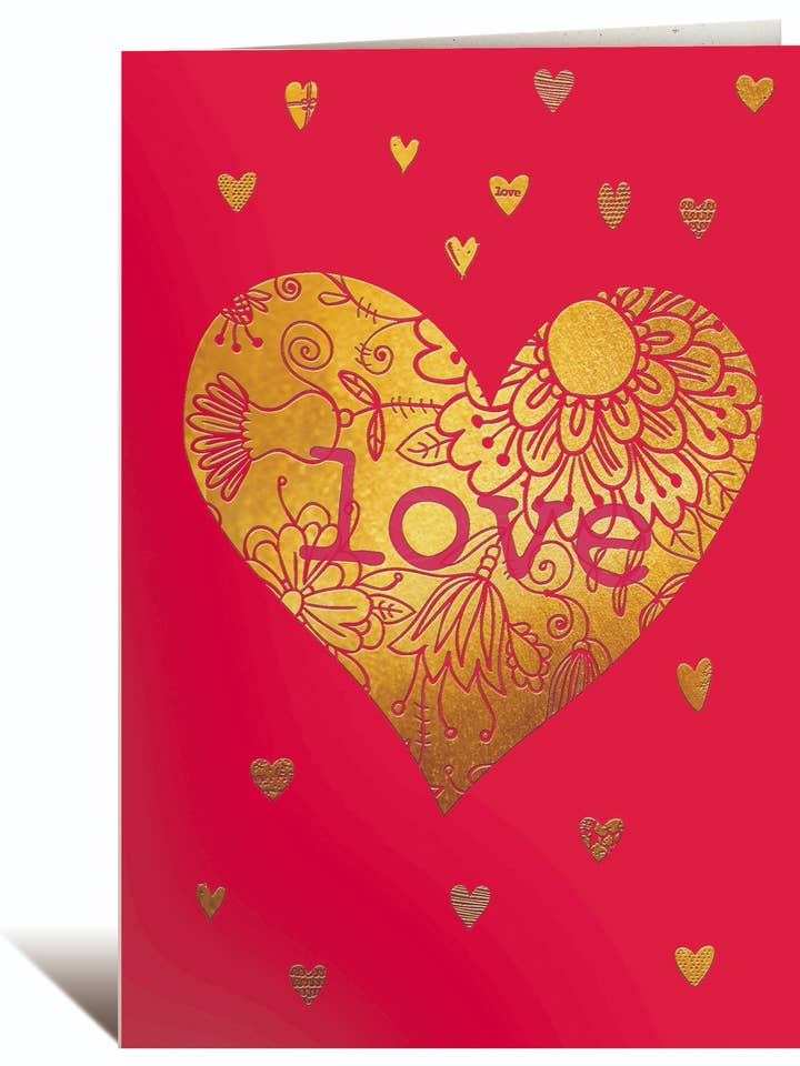 Biglietto Auguri Origami 3D Cuore per la vendita all'ingrosso da parte di ORIGAMI EDITORE SRL