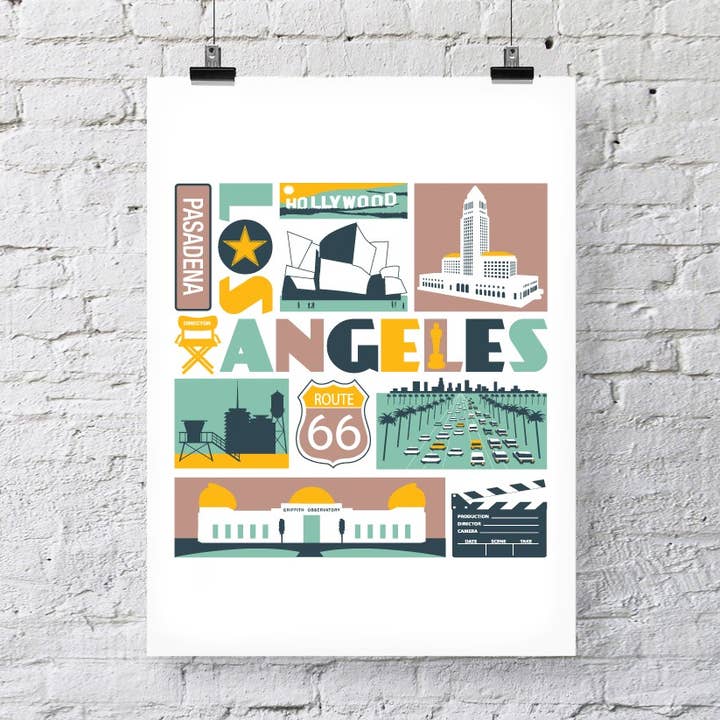 Stampa Los Angeles per la vendita all'ingrosso da parte di Susan Taylor Design