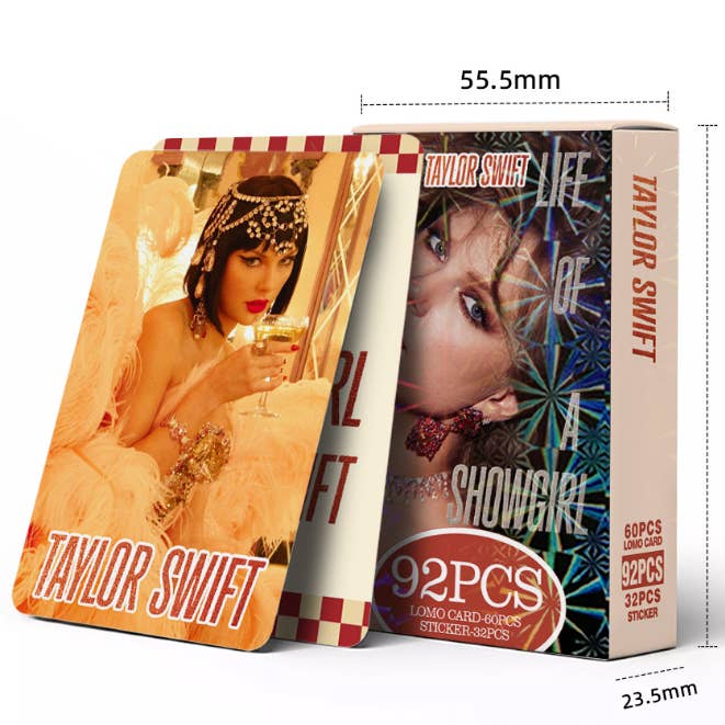 Auraquise - Wholesale Card Game - Taylor Swift “The Life of a Showgirl” Photocard Set 92pcs Double-Sided LOMO Cards Album Merch4