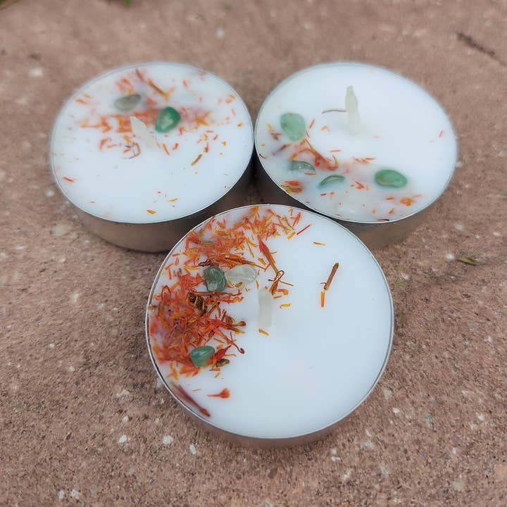 Prosperity Intention Candles for wholesale by Mirabella Moon Market